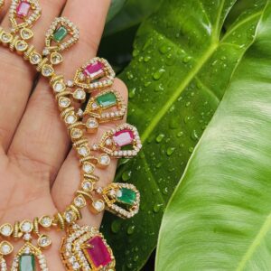 Elegant AD Multicolor Necklace