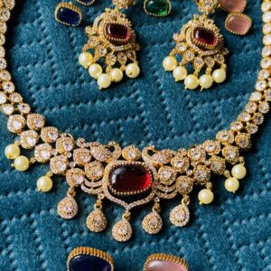 Royal Elegance Stone-Changeable Necklace Set