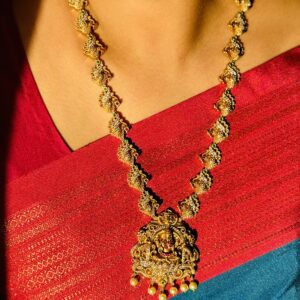 Divine Lakshmi Temple Necklace